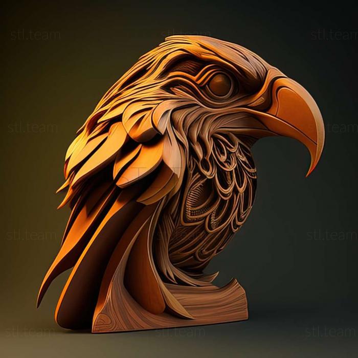 3D model parrots beak (STL)
